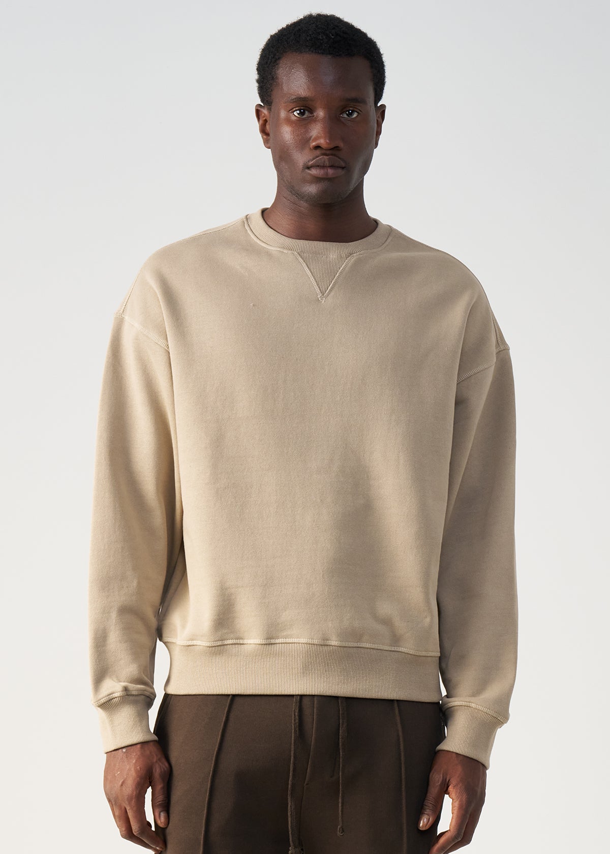 14 OZ Cropped Boxy Heavyweight Crewneck Sweatshirt