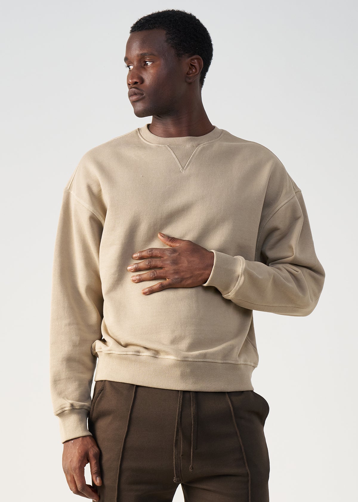 14 OZ Cropped Boxy Heavyweight Crewneck Sweatshirt