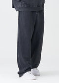 14 OZ Garment Wash French Terry Open Bottom Oversized Distressed Fleece Sweatpants