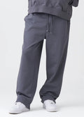 14 OZ Garment Wash French Terry Open Bottom Oversized Distressed Fleece Sweatpants