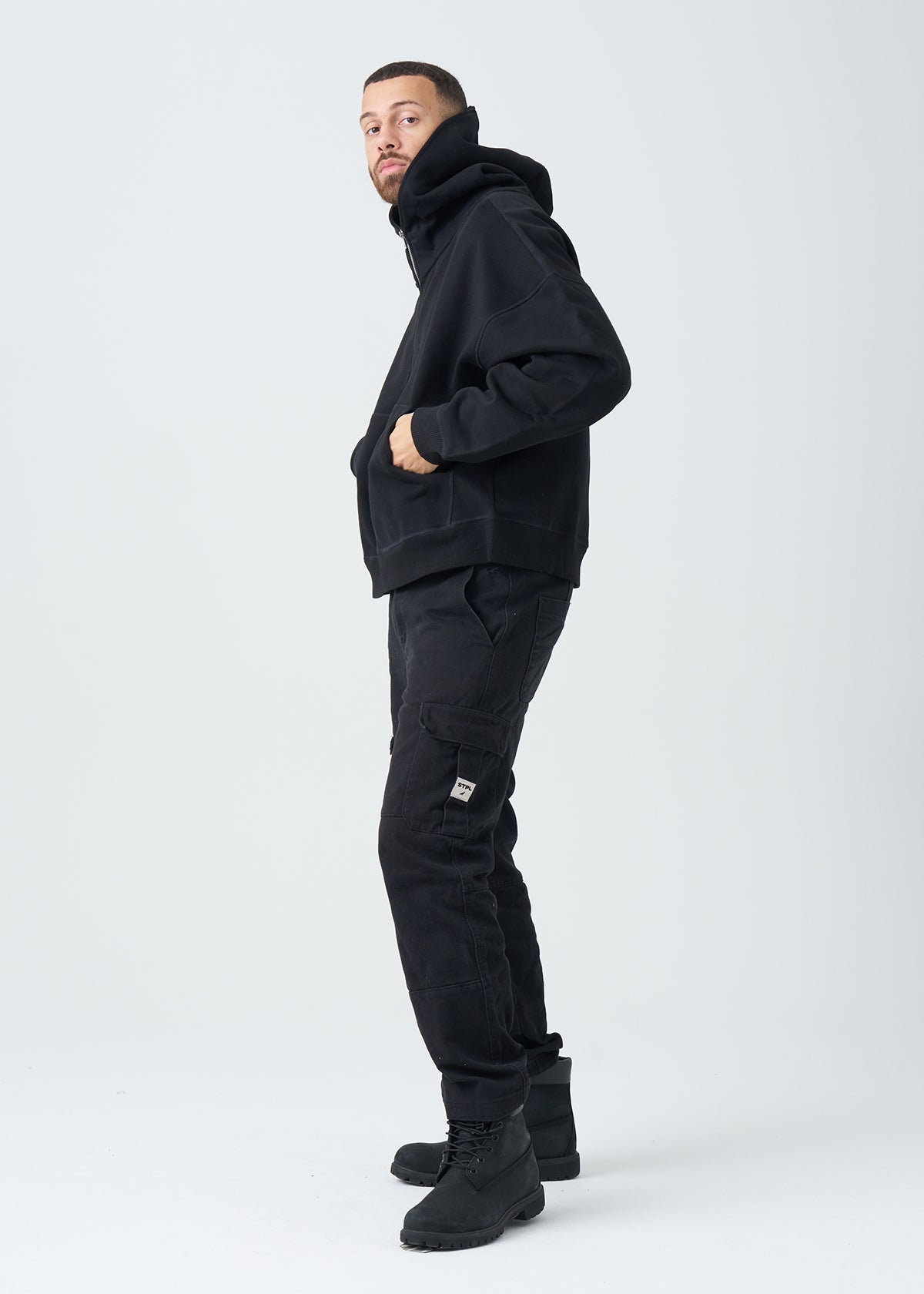 14 OZ Oversized Boxy Heavyweight Full-Zip Sweatshirt