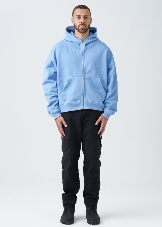 14 OZ Oversized Boxy Heavyweight Full-Zip Sweatshirt