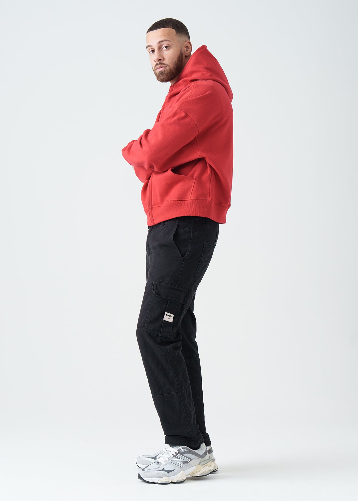 14 OZ Oversized Boxy Heavyweight Full-Zip Sweatshirt