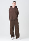 14 OZ Garment Wash French Terry Oversized Boxy Distressed Fleece Sweatsuit