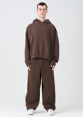 14 OZ Garment Wash French Terry Oversized Boxy Distressed Fleece Sweatsuit