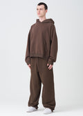 14 OZ Garment Wash French Terry Oversized Boxy Distressed Fleece Sweatsuit