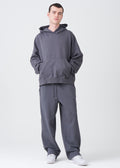 14 OZ Garment Wash French Terry Oversized Boxy Distressed Fleece Sweatsuit