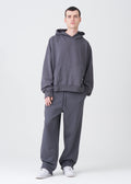 14 OZ Garment Wash French Terry Oversized Boxy Distressed Fleece Sweatsuit