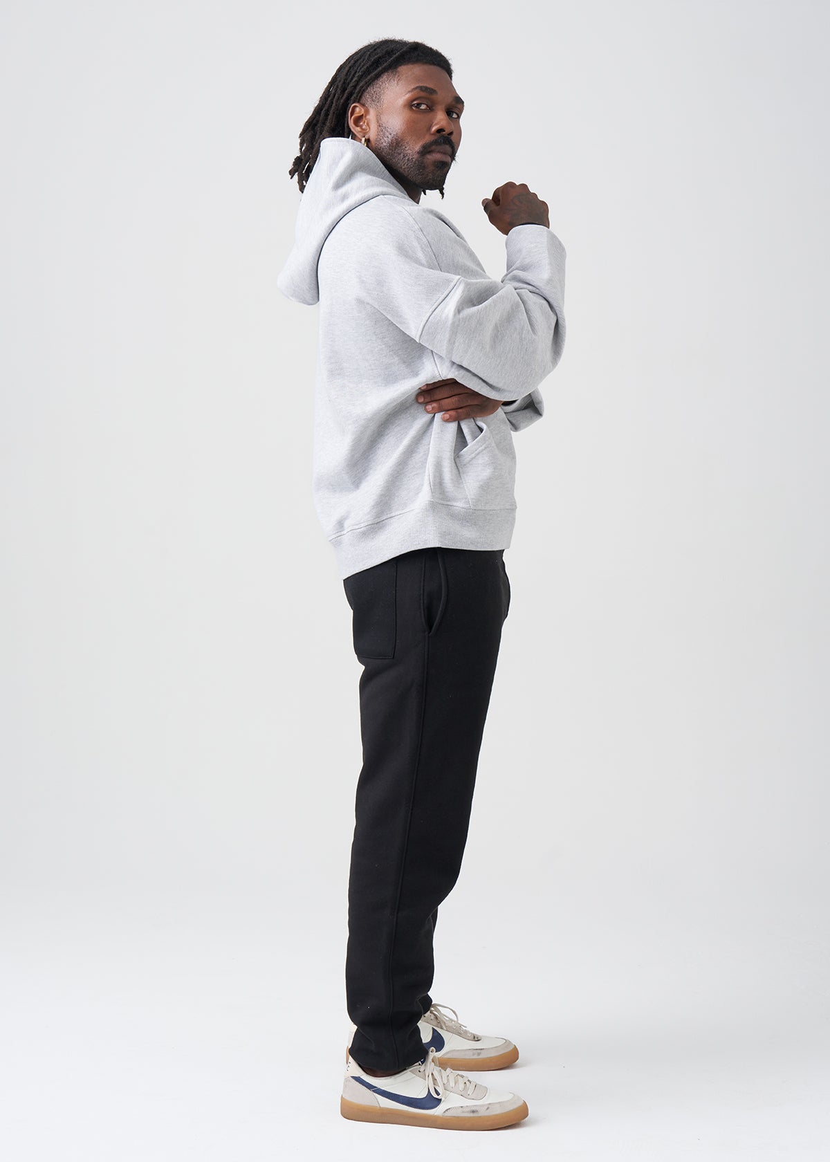 14 OZ Oversized Boxy Heavyweight Full-Zip Sweatshirt