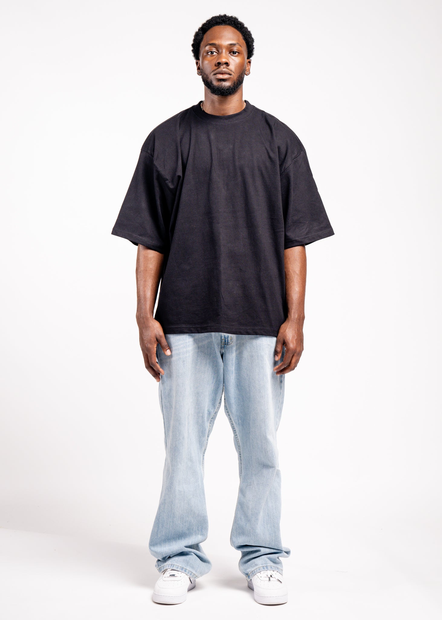 Shaka Wear Men's T Shirt – 2 Pack 7 oz Max Heavyweight Cotton Short Sleeve  Crewneck Tee Top Tshirts Regular Big Size MHS02 Black S 2pk