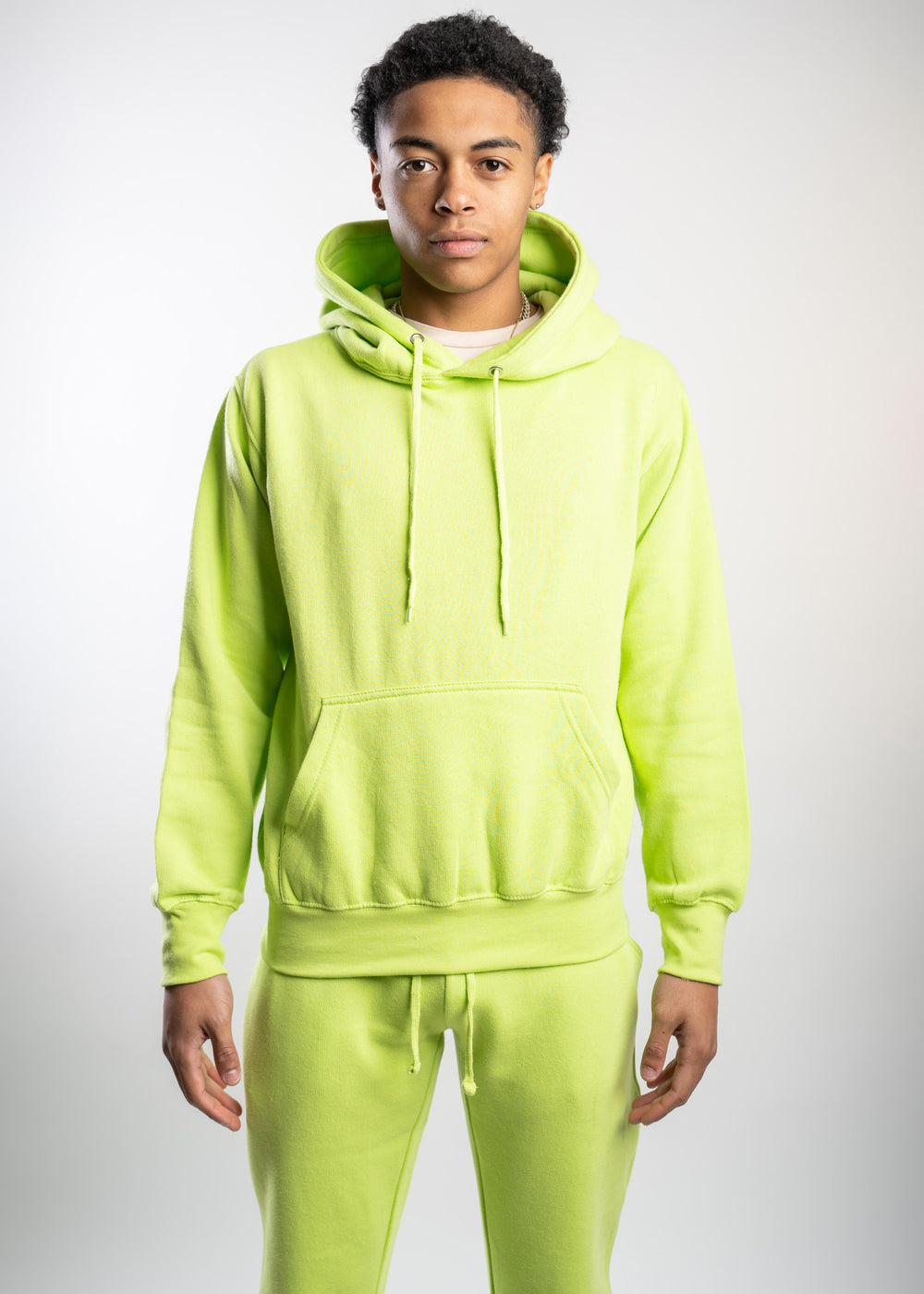 Lime Green Heavy Blend Fleece SweatSuit