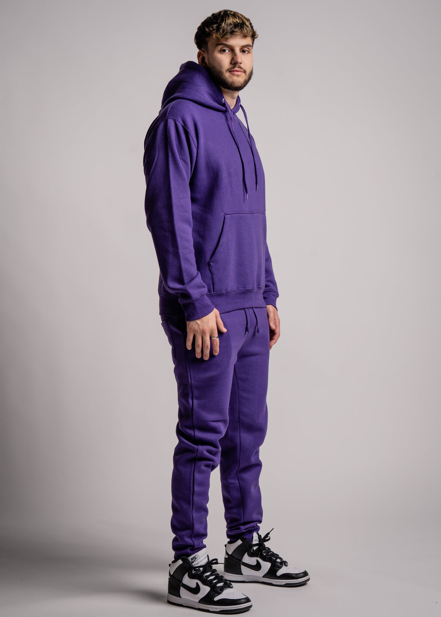 Purple nike sweatsuit mens best sale